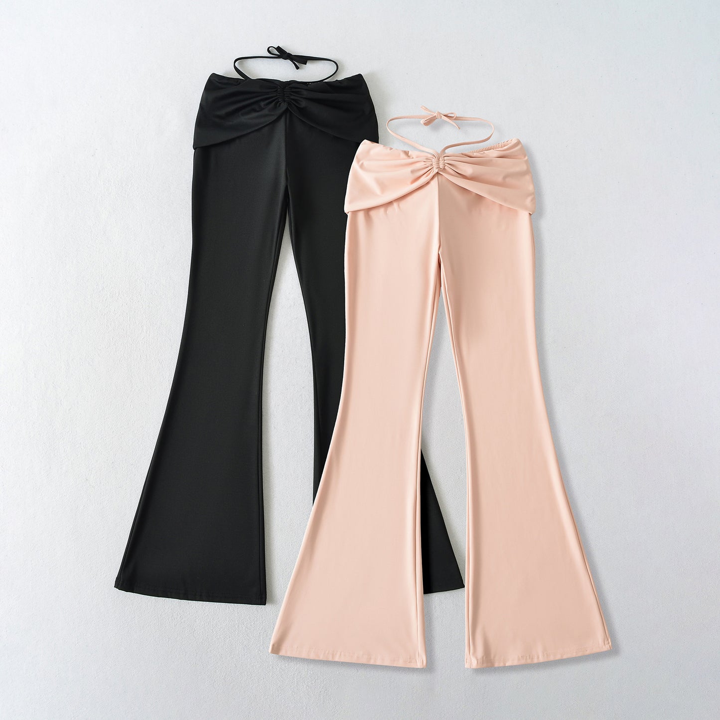 Black high waisted casual pants