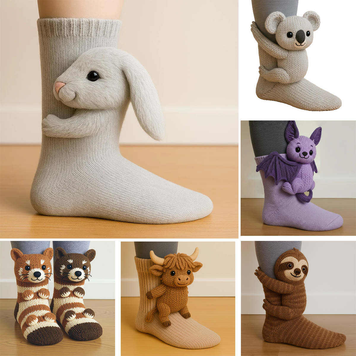 Cozy Animal Socks 🐾 – Cute, Comfy & Full of Personality!(副本)