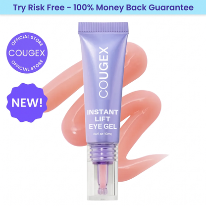 ✨ COUGEX Instant Lift Eye Gel – Smooth Wrinkles & Reduce the Look of Under-Eye Bags 👁️💜