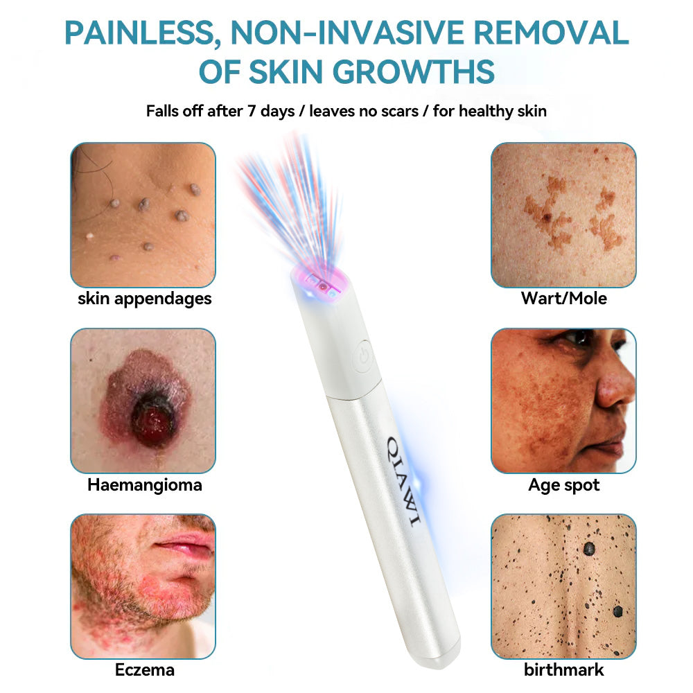 ✨QIAWI™ All-in-One CO₂ Laser Eraser Pen | Removes Moles, Warts, Skin Flaws & Pigmentation（副本）
