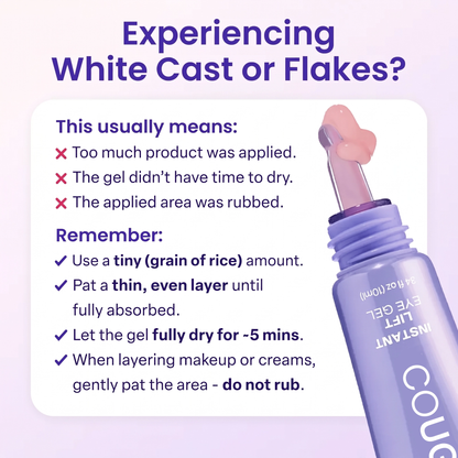 ✨ COUGEX Instant Lift Eye Gel – Smooth Wrinkles & Reduce the Look of Under-Eye Bags 👁️💜