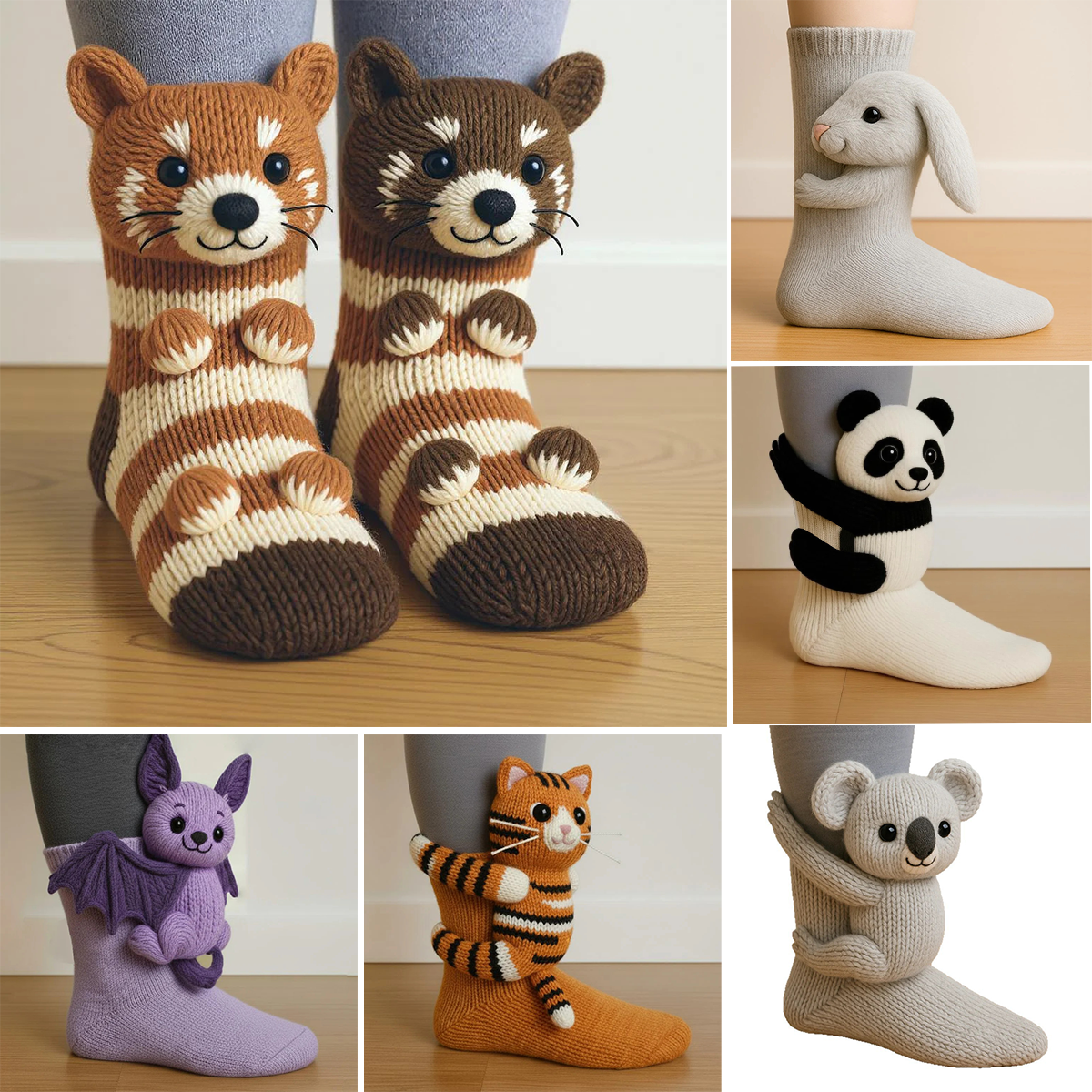 Cozy Animal Socks 🐾 – Cute, Comfy & Full of Personality!（副本）