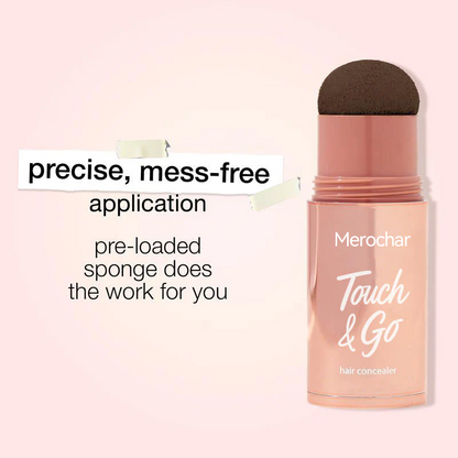 Touch & Go Hair Concealer - Instantly Cover Gray Roots & Create Fuller-Looking Hair