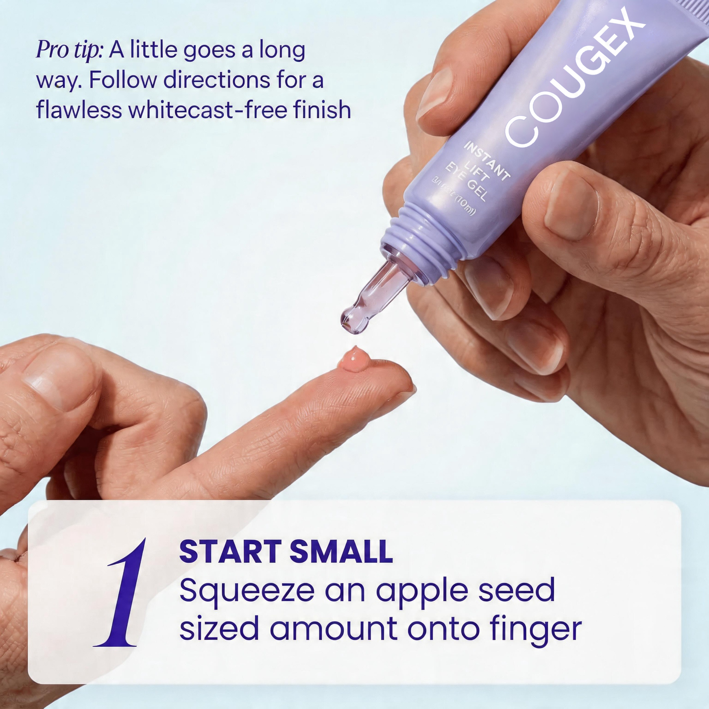 ✨ COUGEX Instant Lift Eye Gel – Smooth Wrinkles & Reduce the Look of Under-Eye Bags 👁️💜