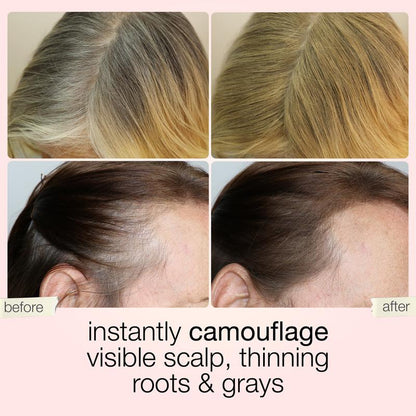 Touch & Go Hair Concealer - Instantly Cover Gray Roots & Create Fuller-Looking Hair
