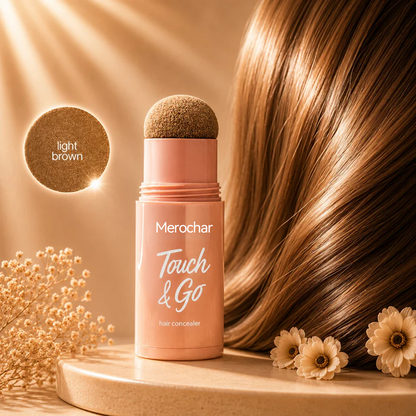 Touch & Go Hair Concealer - Instantly Cover Gray Roots & Create Fuller-Looking Hair
