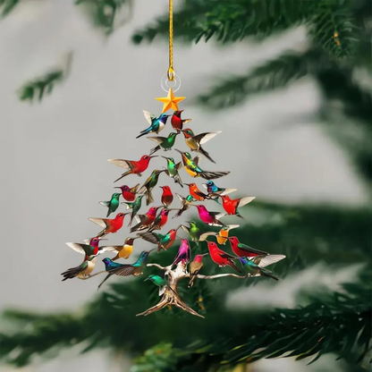 🎄✨DIYSTAR--Hummingbird Christmas Ornament ✨Bring Holiday Magic Home with the Hummingbird Ornament – A Symbol of Love, Hope & Joy 💖（副本）