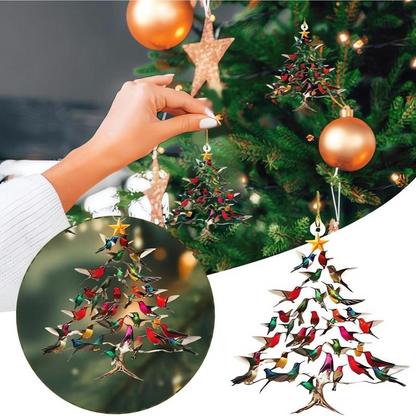 🎄✨DIYSTAR--Hummingbird Christmas Ornament ✨Bring Holiday Magic Home with the Hummingbird Ornament – A Symbol of Love, Hope & Joy 💖（副本）