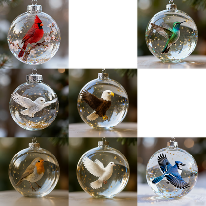 🔥Last Day 50% OFF💝2026 Wildlife Wonders Collection Crystal Glass Ornament（副本）