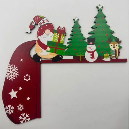 🎅🎄Christmas Door Frame Corner Wall Stickers & Door Corner Ornaments（副本）