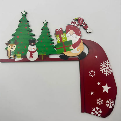 🎅🎄Christmas Door Frame Corner Wall Stickers & Door Corner Ornaments（副本）