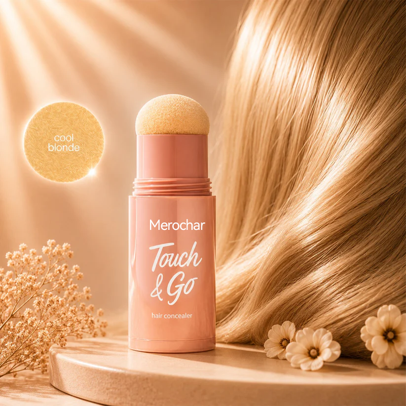 Touch & Go Hair Concealer - Instantly Cover Gray Roots & Create Fuller-Looking Hair