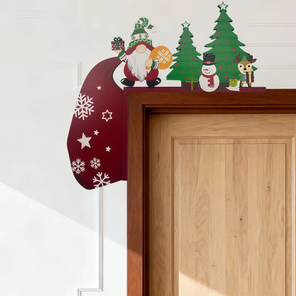 🎅🎄Christmas Door Frame Corner Wall Stickers & Door Corner Ornaments（副本）