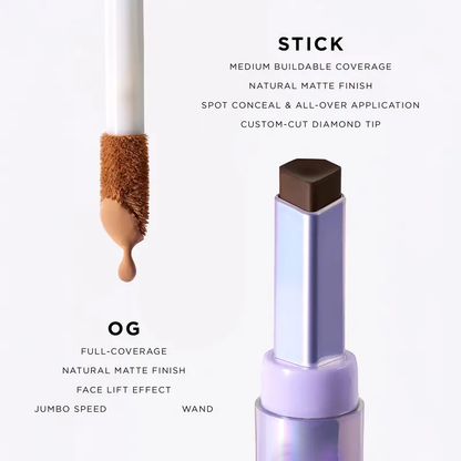 [BUY 1 GET 1 FREE] Final 3 Hours: 60%OFF🔥Contour Tape Concealer Stick & Brush