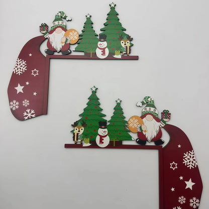 🎅🎄Christmas Door Frame Corner Wall Stickers & Door Corner Ornaments（副本）
