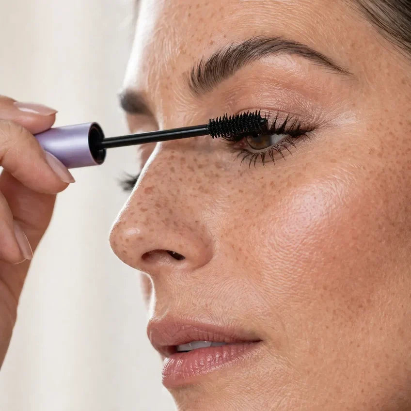 Mascara application demonstration