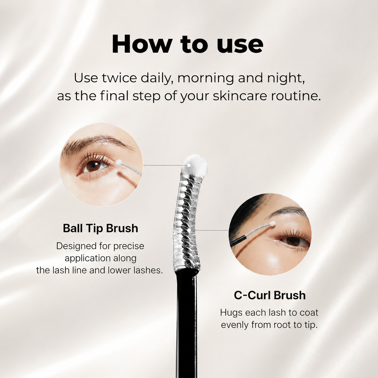 Merochar™ Korean Eyelash Growth Serum — Fuller, Thicker-Looking Lashes in 2 Weeks