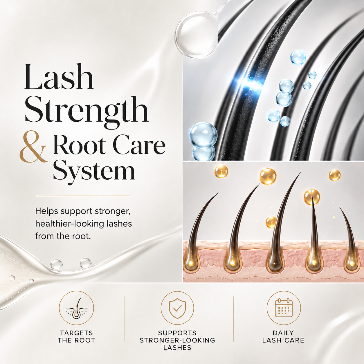 Merochar™ Korean Eyelash Growth Serum — Fuller, Thicker-Looking Lashes in 2 Weeks