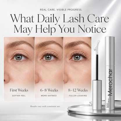 Merochar™ Korean Eyelash Growth Serum — Fuller, Thicker-Looking Lashes in 2 Weeks