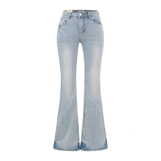 High waisted slim fit leg enhancing pants for children