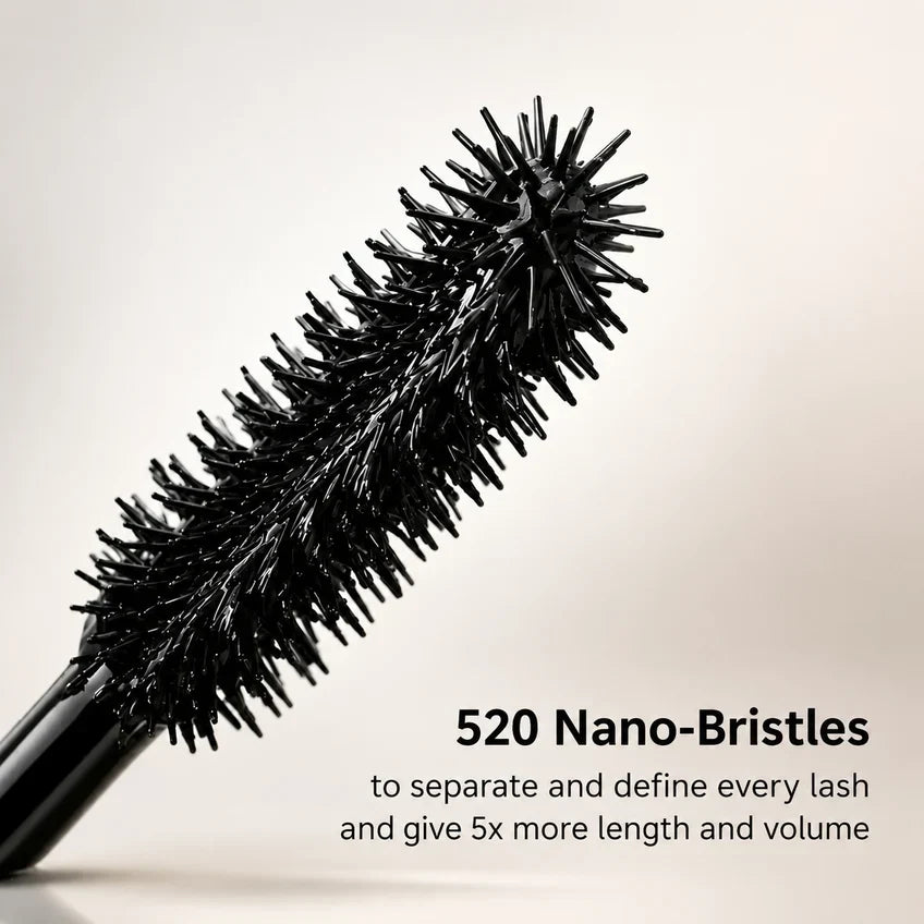 Mascara brush close-up